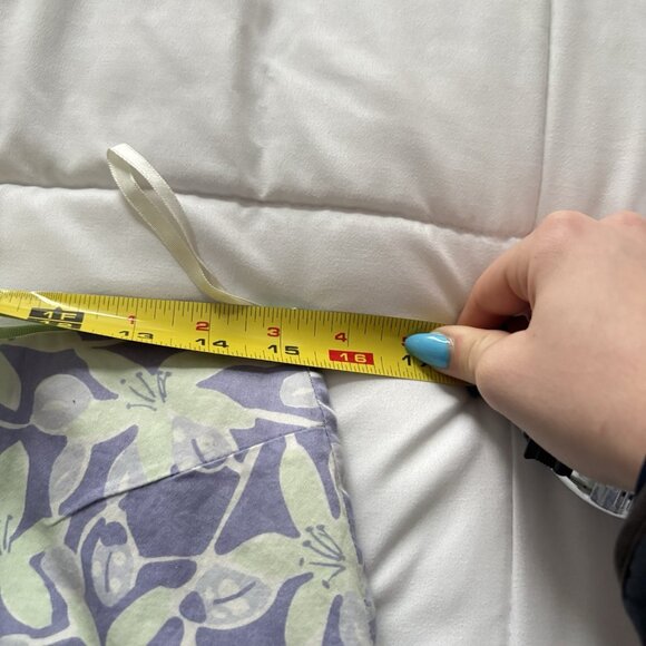 Vintage 90s Y2K Lilly Pulitzer Skirt Womens 10 Purple Green Floral Boho Summer - Picture 5 of 9